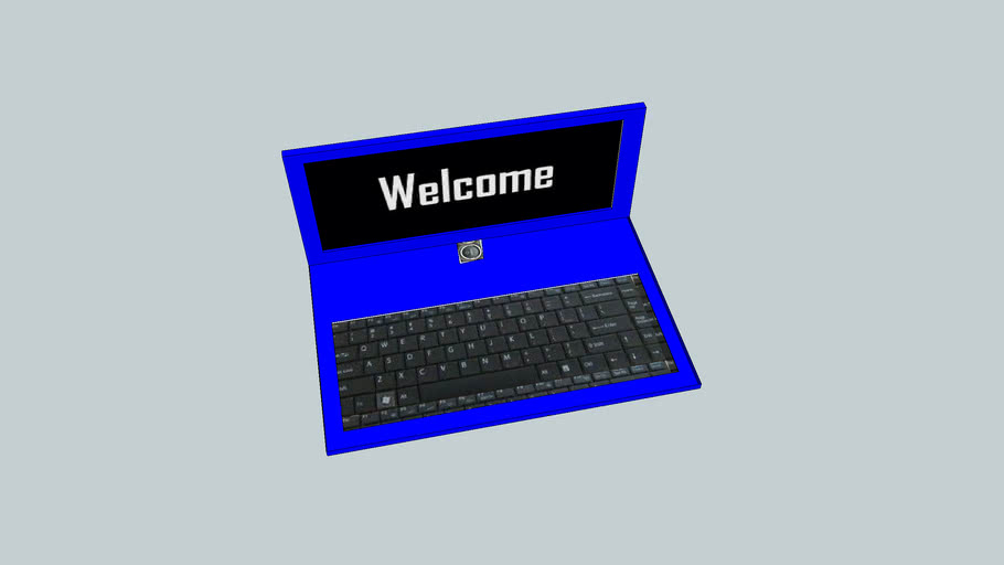 Blue Laptop