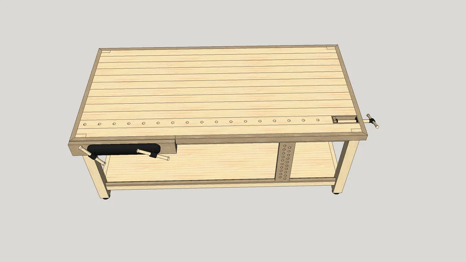 Woodworker's Workbench | 3D Warehouse