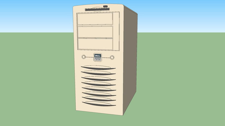 Dell Precision 410 (workstation) desktop tower computer | 3D Warehouse
