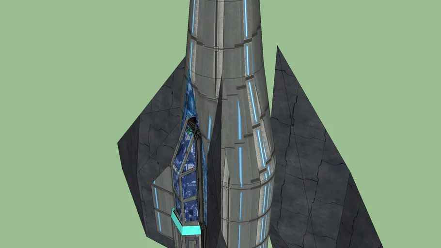 Modelo 3d De Nave Espacial