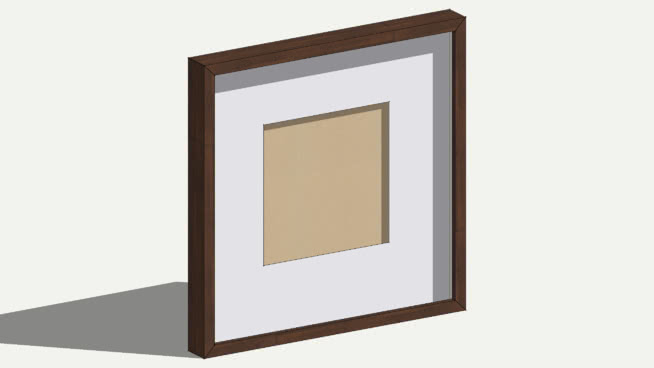 Echter ding helling IKEA HOVSTA frame light brown 23×23CM | 3D Warehouse