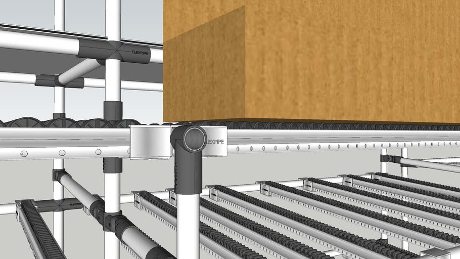 Modular Flow Rack Work Station | 3D Warehouse
