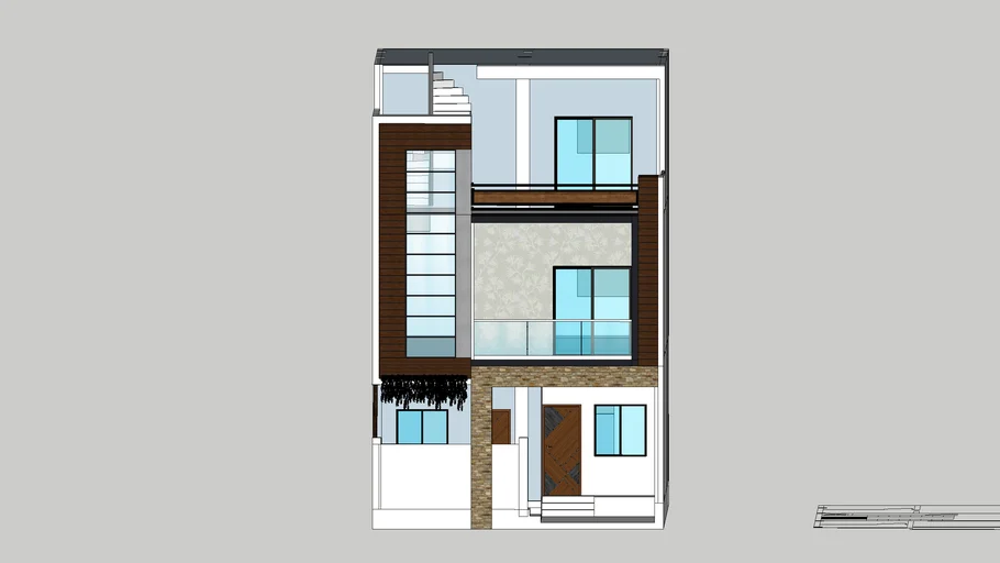 The rare _22'x50' Elevation Design For Home