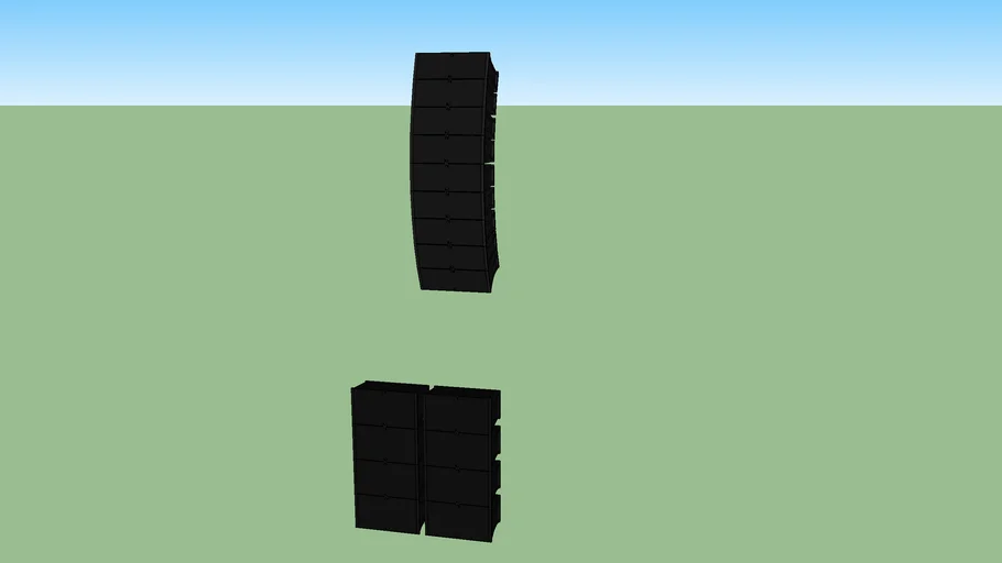 EV XLC Line Array w Sub Stacks UPDATED | 3D Warehouse