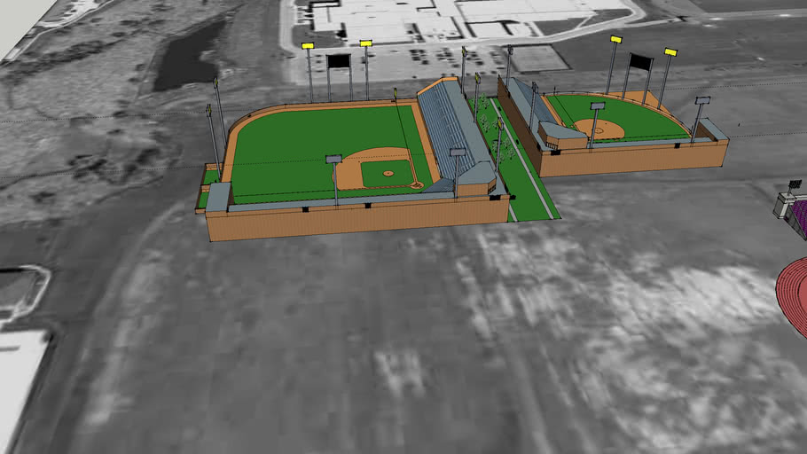 Baseball and Softball Fields 3D Warehouse