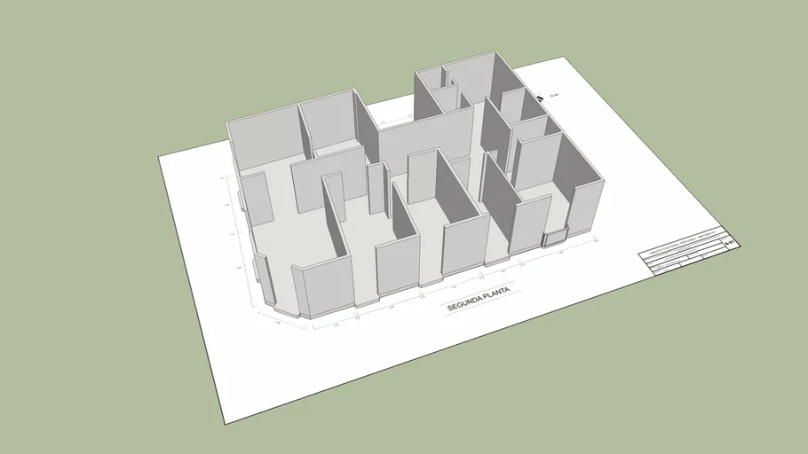 maqueta de casa a partir de un plano | 3D Warehouse