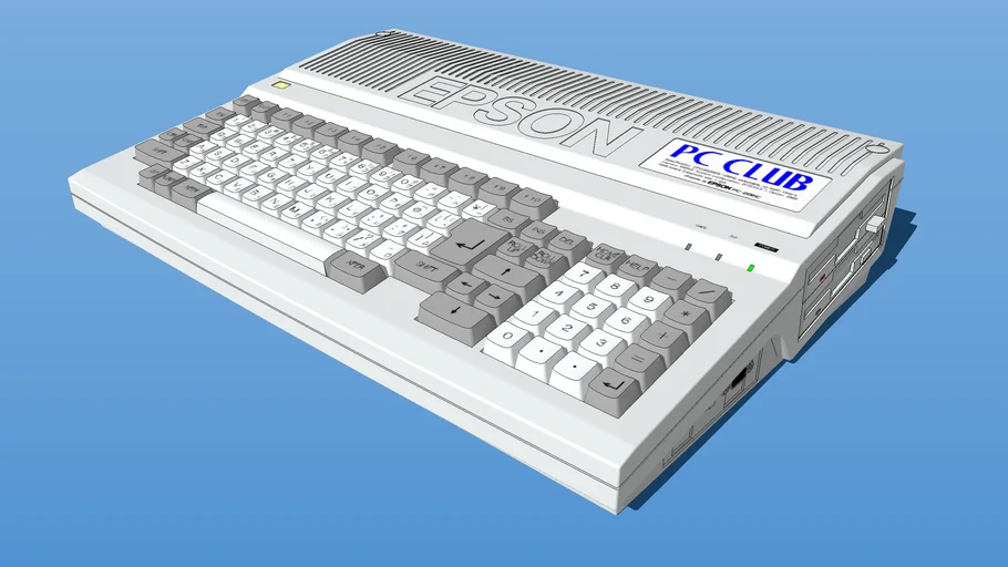 EPSON Personal computer PC 286C 1990Japan - - 3D Warehouse