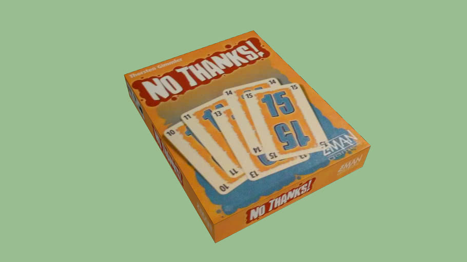 No Thanks! Board Game 3D Warehouse