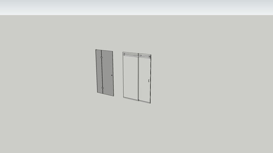 Shower door | 3D Warehouse