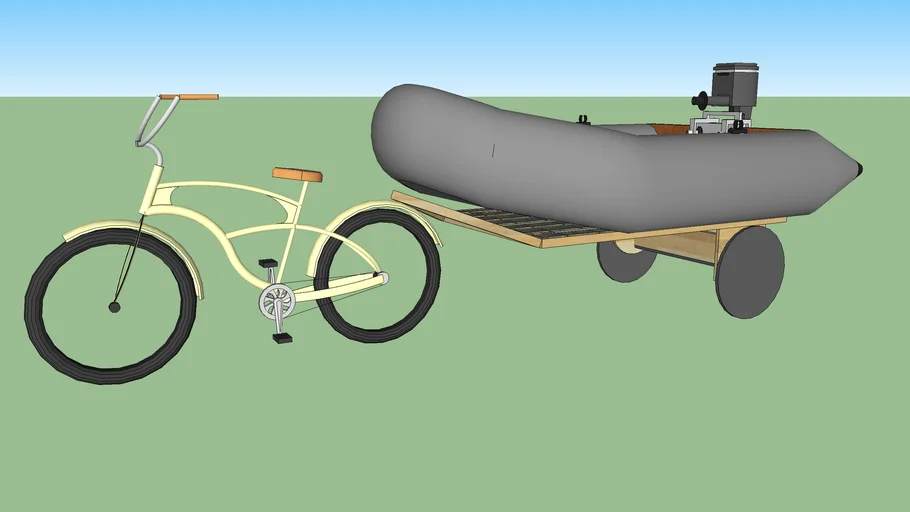 Bike store boat trailer