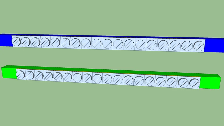 Maanduslatt (Neutral & Ground Bus Bar) 3D Warehouse