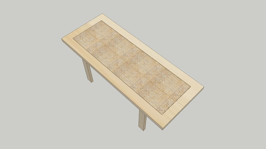 IKEA STOCKHOLM 2017 coffee table, 100x40 cm 3D Warehouse