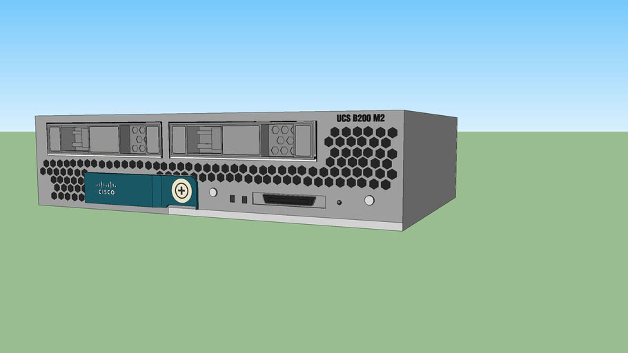 Cisco Ucs B0 M2 Blade Server 3d Warehouse