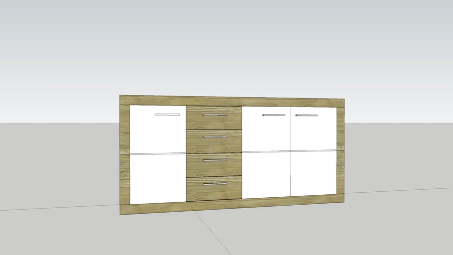 CONFORAMA_Sideboard MALTA 3D Warehouse