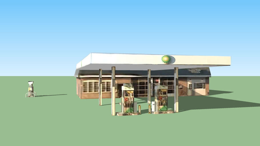 BP Gas with Invigorate, Pella, Iowa 3D Warehouse