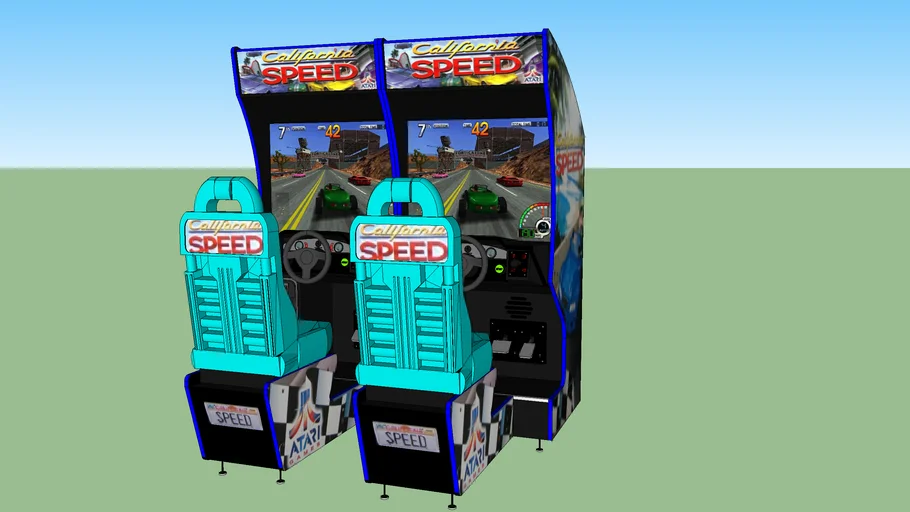 California Speed Arcade Game (2 Player) 3D Warehouse