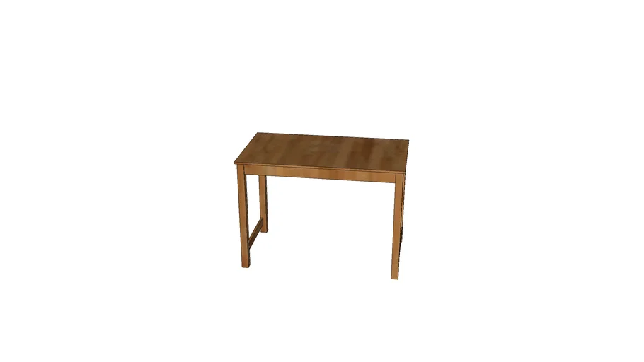 simple wooden table | 3D Warehouse
