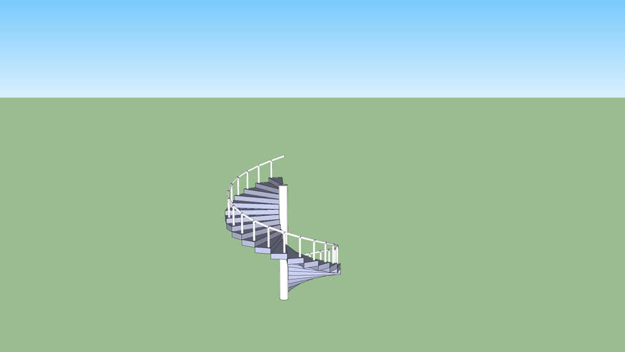 escalera caracol | 3D Warehouse