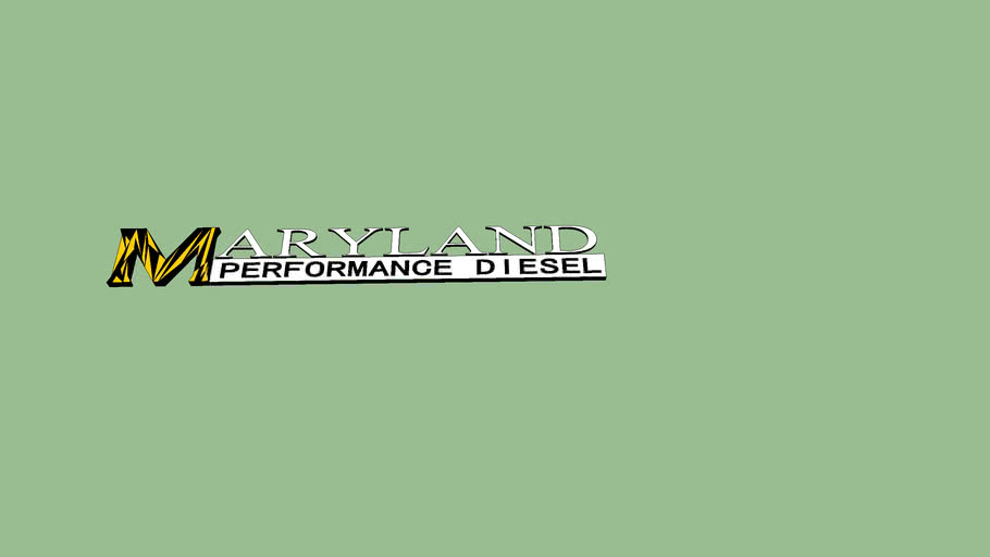 Maryland performance diesel logo 3D Warehouse