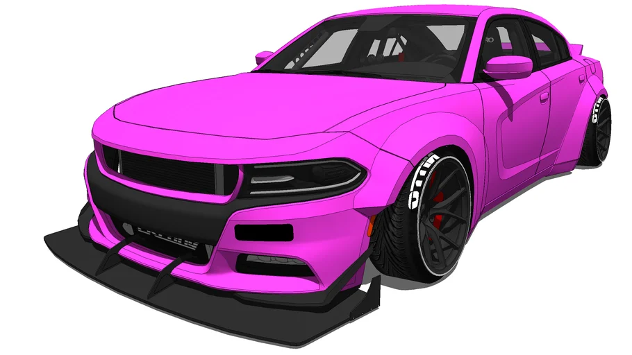 2014 Dodge - Chearger R/T Rocket Bunny 6666 Body Kit () | 3D Warehouse