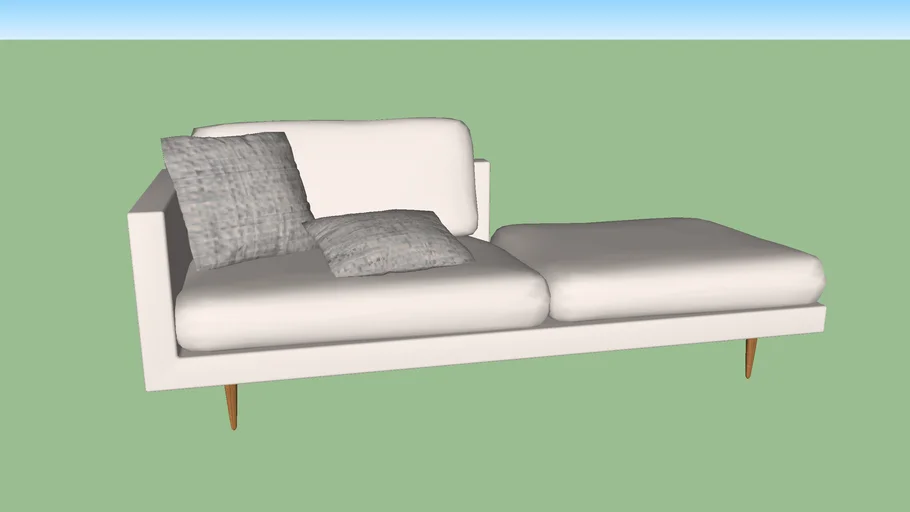 CHAISE LOUNGE MID CENTURY 3D Warehouse