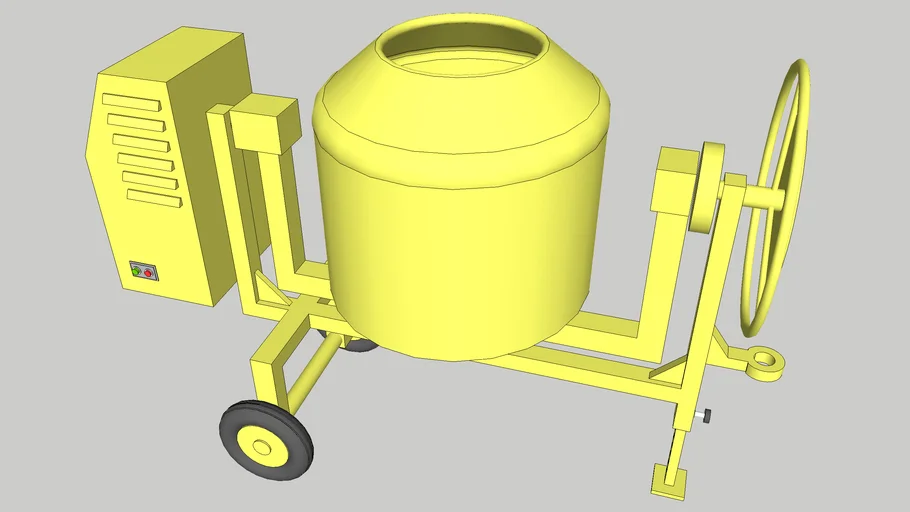 cement mixer 3D Warehouse