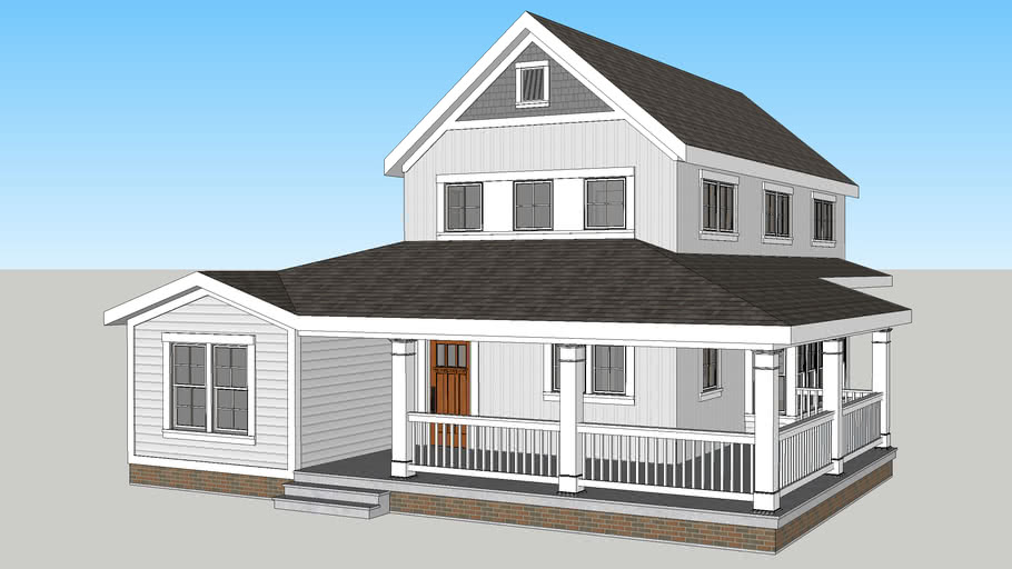 Contemporary farmhouse | 3D Warehouse