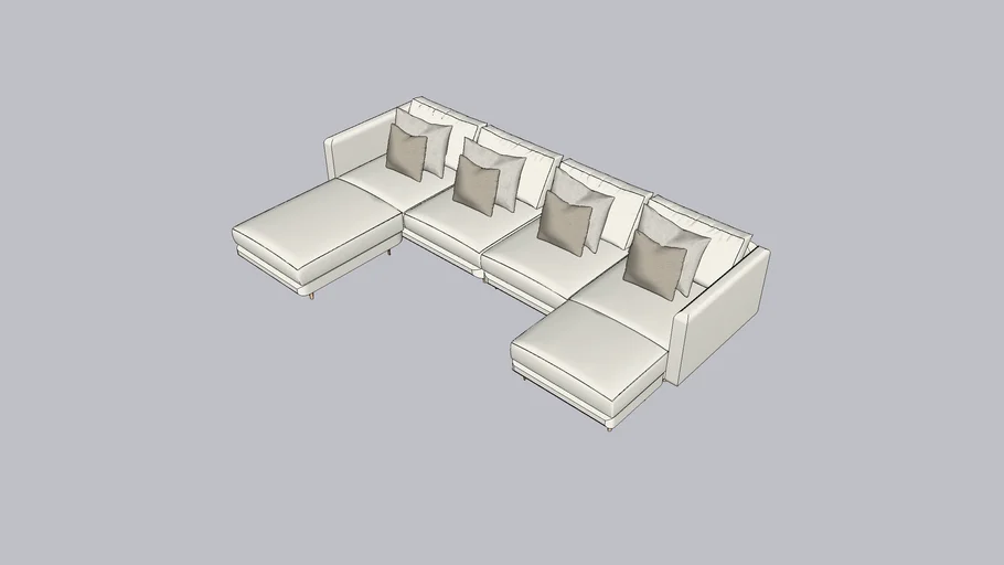 Modern Sectional | 3D Warehouse