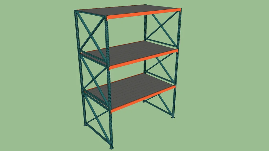 Warehouse shelving | 3D Warehouse