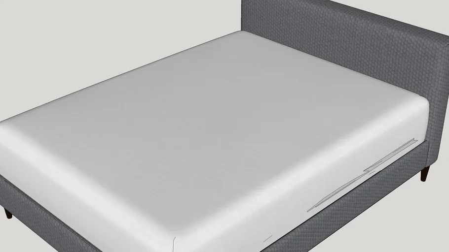 Mueller Upholstered Platform Bed