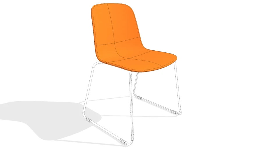 Loria_Chair_4_Sled_Base | 3D Warehouse