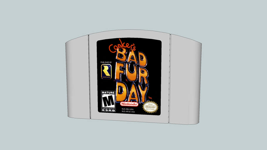 Conker's Bad Fur Day (Nintendo 64) Cartridge