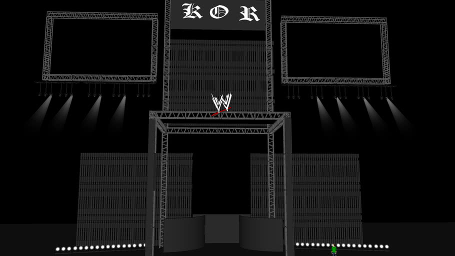 WWE King Of The Ring Stage (Concept) 3D Warehouse