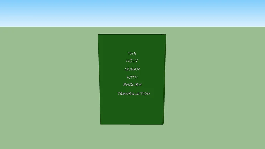 quran | 3D Warehouse