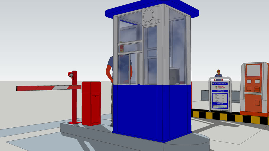 System Parkir 3d Warehouse