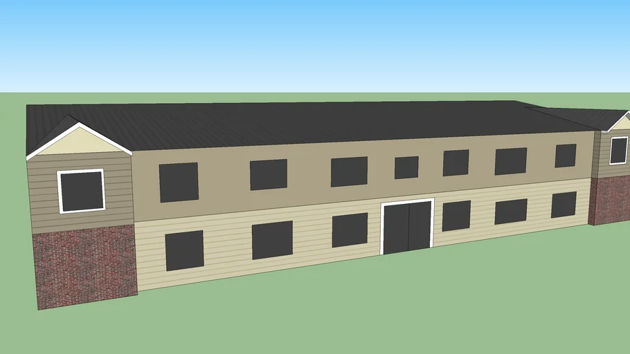 Large Apartment Complex by Rockland Homes 3D Warehouse