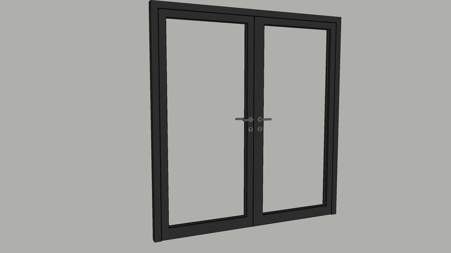 DOOR-DOUBLE-GLAZED-200X210 | 3D Warehouse