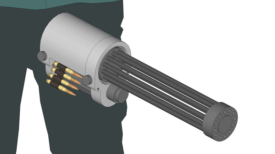 FokkerLeimberger 7.92 Rotary Machine Gun 3D Warehouse