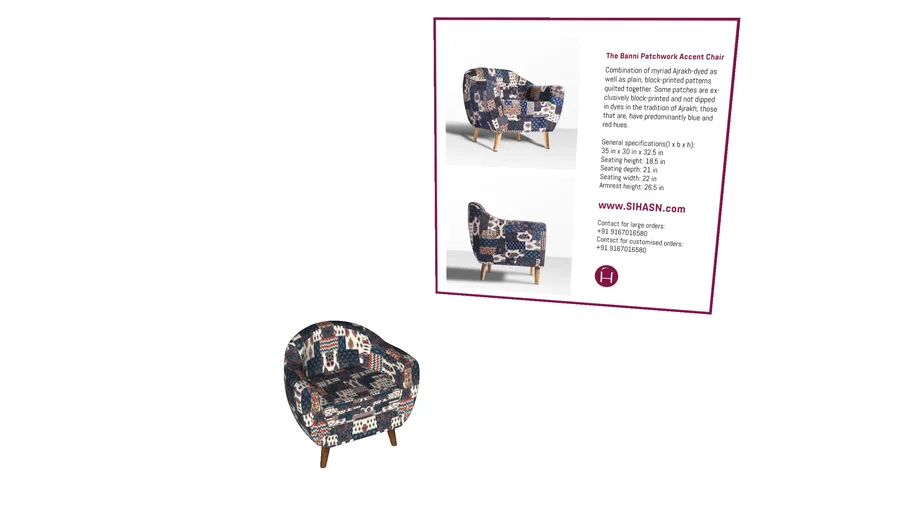 Beautfiul Chair,Indian Fabric/texture, upholstery