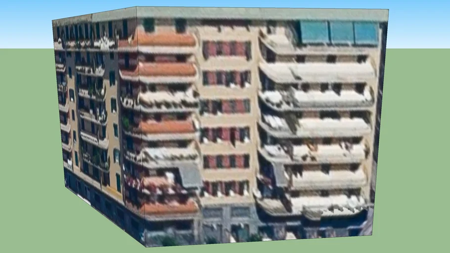Edificio in Piazza Medaglie D'Oro Napoli NA, Italia 3D Warehouse