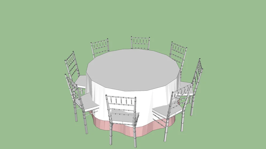 event table / wedding table | 3D Warehouse