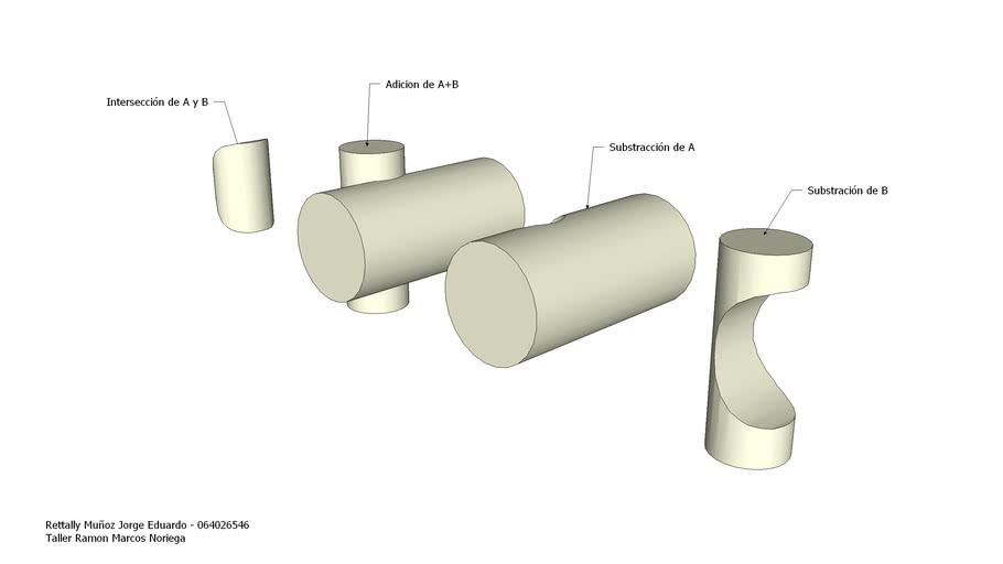 Operaciones Booleanas | 3D Warehouse