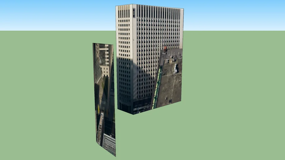 〒100-8182的建筑模型