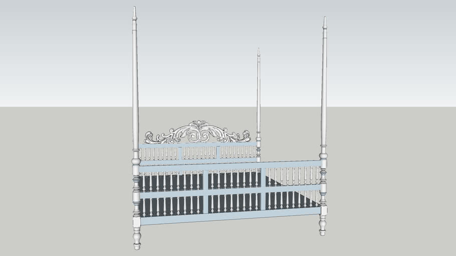 kerala traditional cot 3D Warehouse