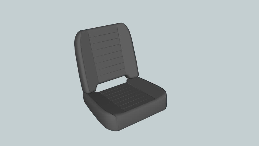 60's Bucket seat BYGOLDENSIM 3D Warehouse