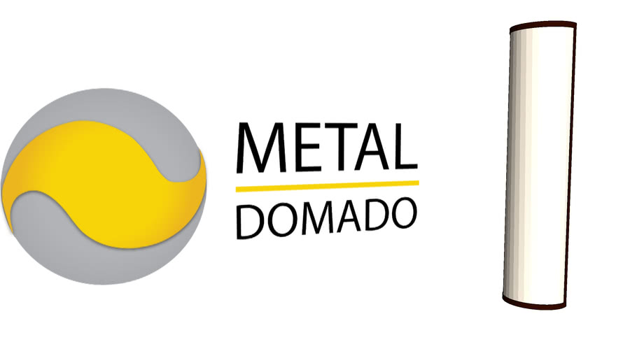 Metal Domado - Arandela Telha Redonda G