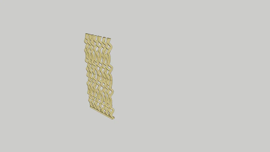 Wood strip wall 3D Warehouse