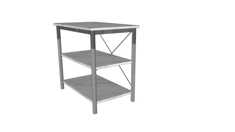 Bar Cart, Carrera Marble Stainless Steel