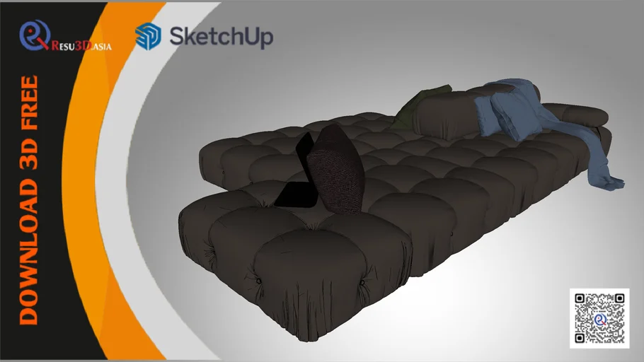 Furniture Sofa 0007 resu3d.asia] | 3D Warehouse