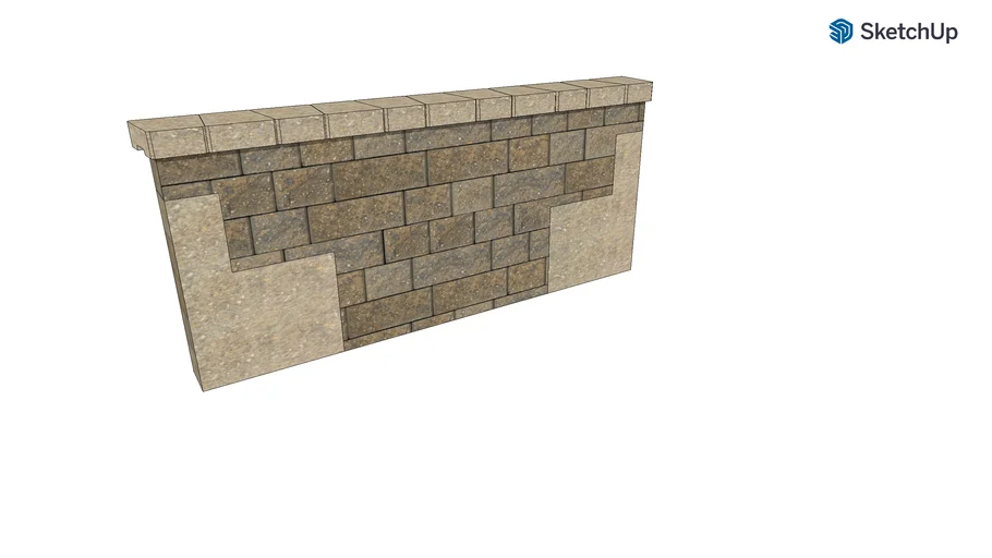 Alla Block Wall 3D Warehouse